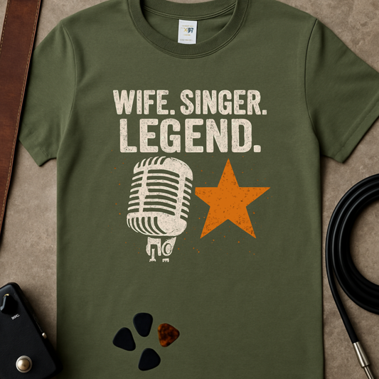 Wife Singer Legend Vintage T-Shirt