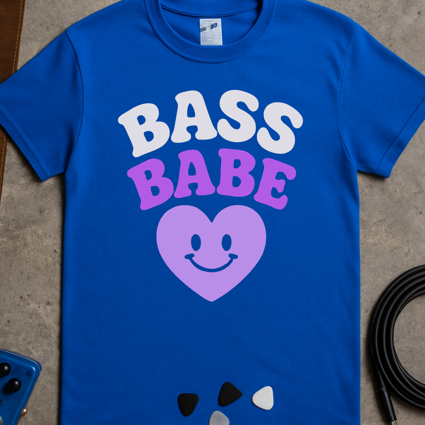 Bass Babe Heart T-Shirt