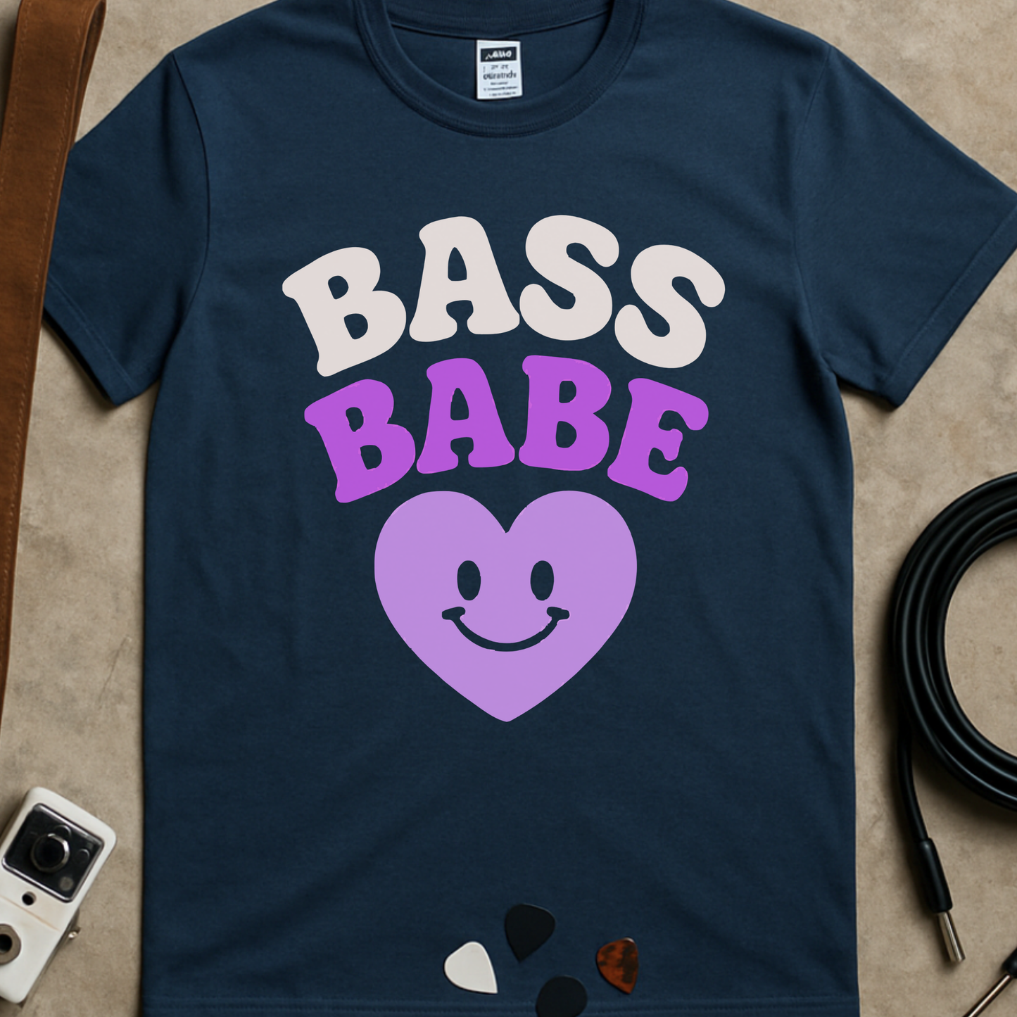 Bass Babe Heart T-Shirt