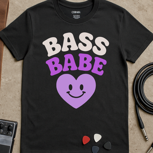 Bass Babe Heart T-Shirt