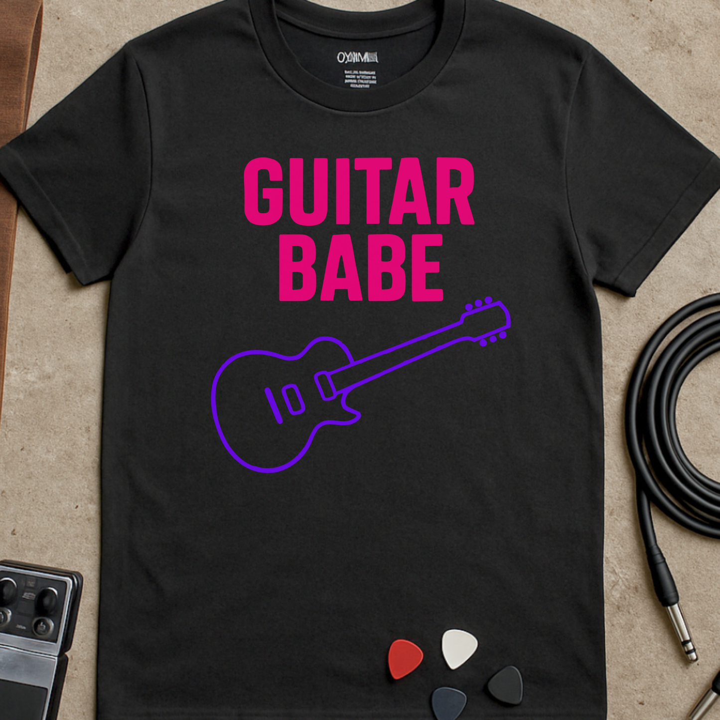 Guitar Babe Les Paul T-Shirt
