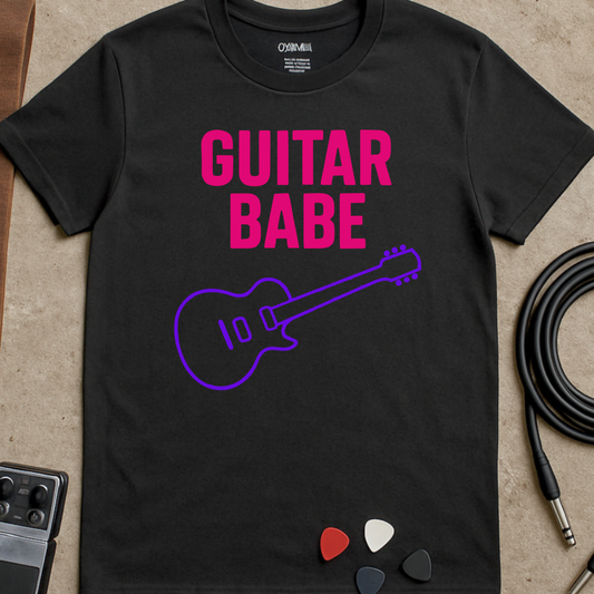 Guitar Babe Les Paul T-Shirt