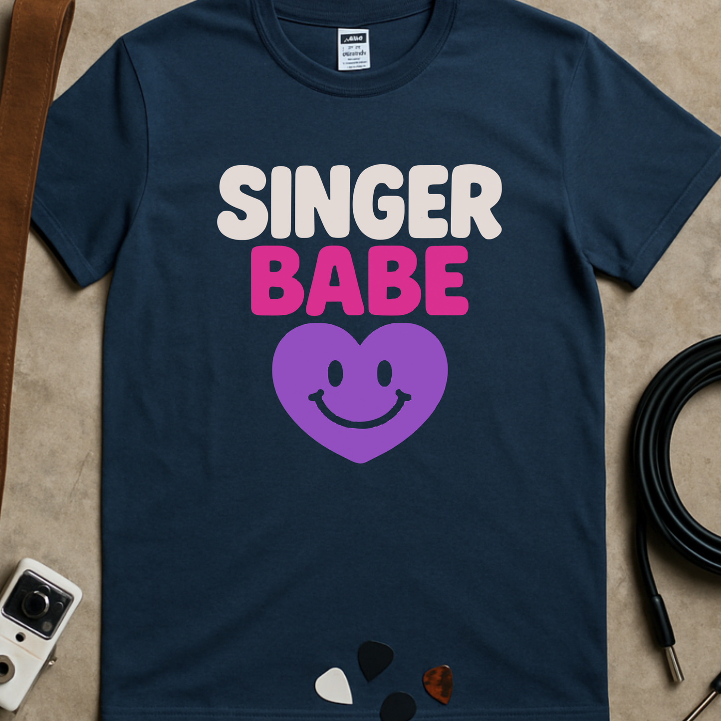 Singer Babe Heart T-Shirt