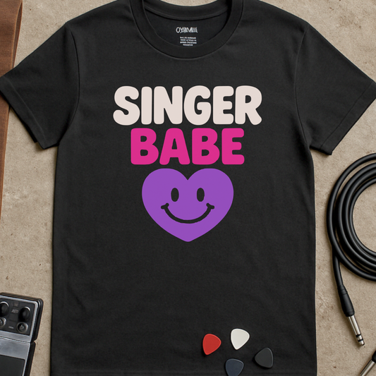 Singer Babe Heart T-Shirt