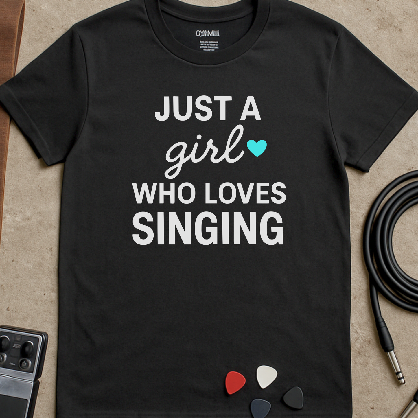 Just a Girl Who Loves Singing T-Shirt