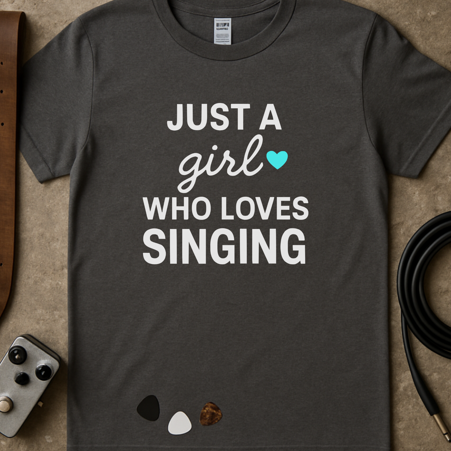 Just a Girl Who Loves Singing T-Shirt