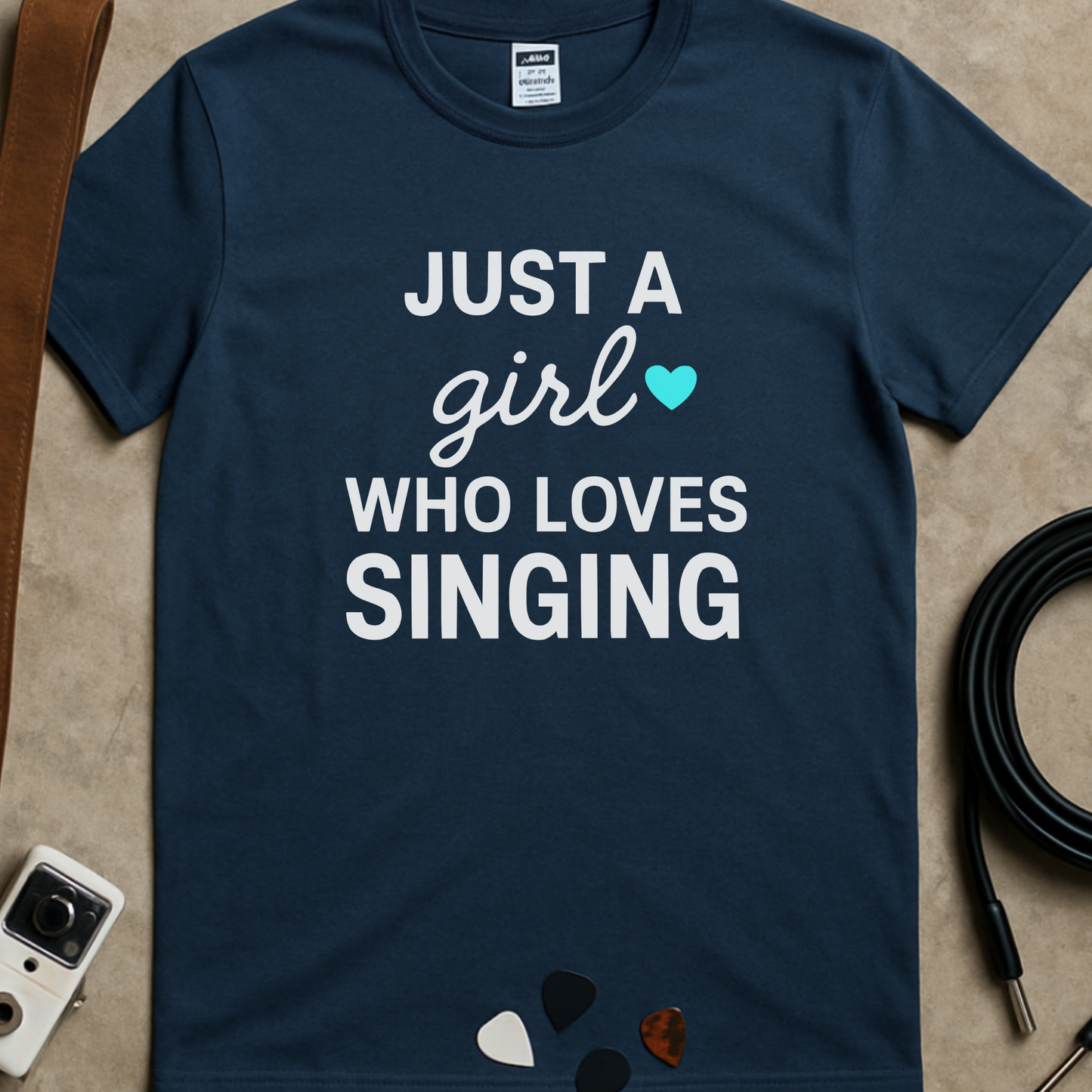 Just a Girl Who Loves Singing T-Shirt