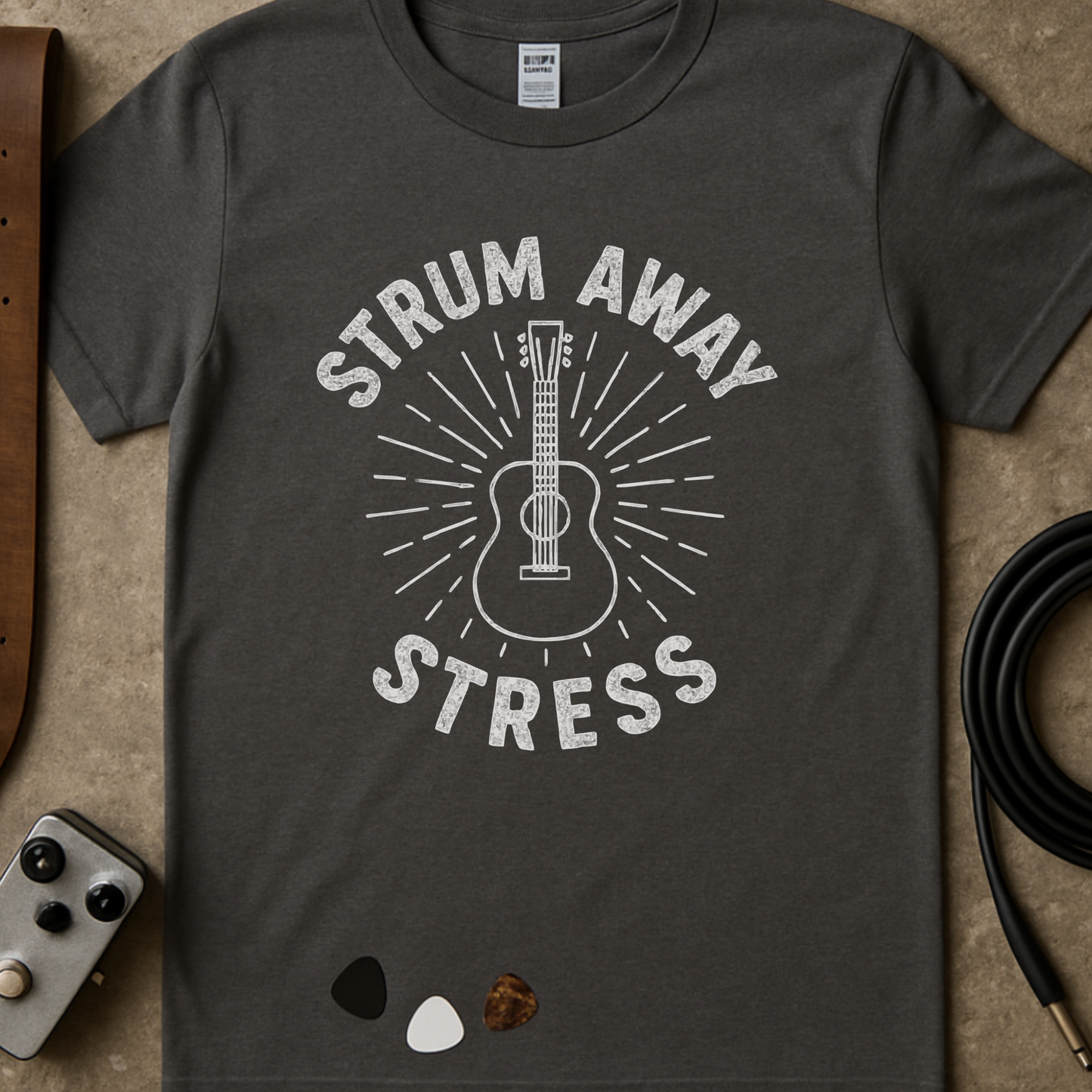 Strum Away Stress T-Shirt