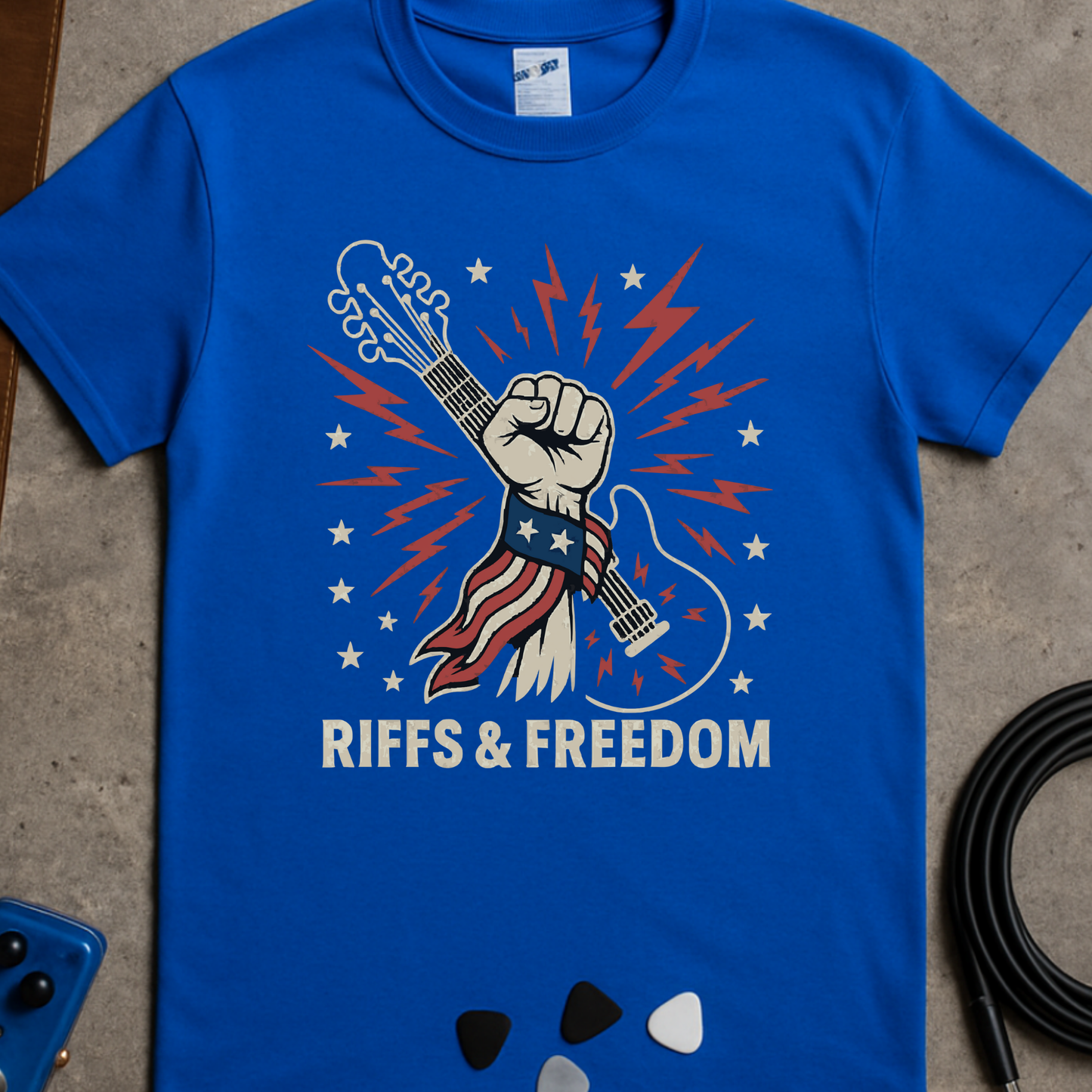 Riffs And Freedom T-Shirt