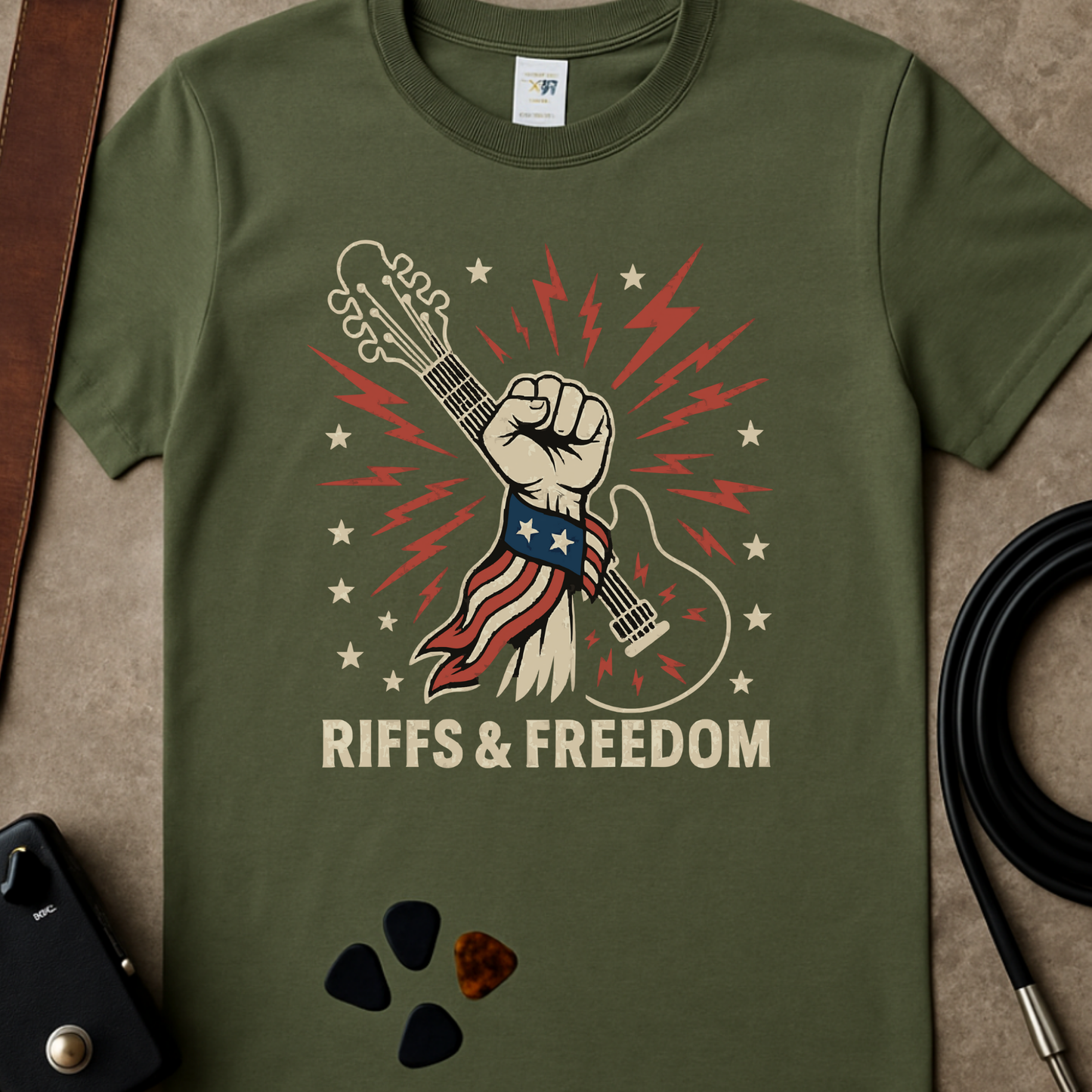 Riffs And Freedom T-Shirt