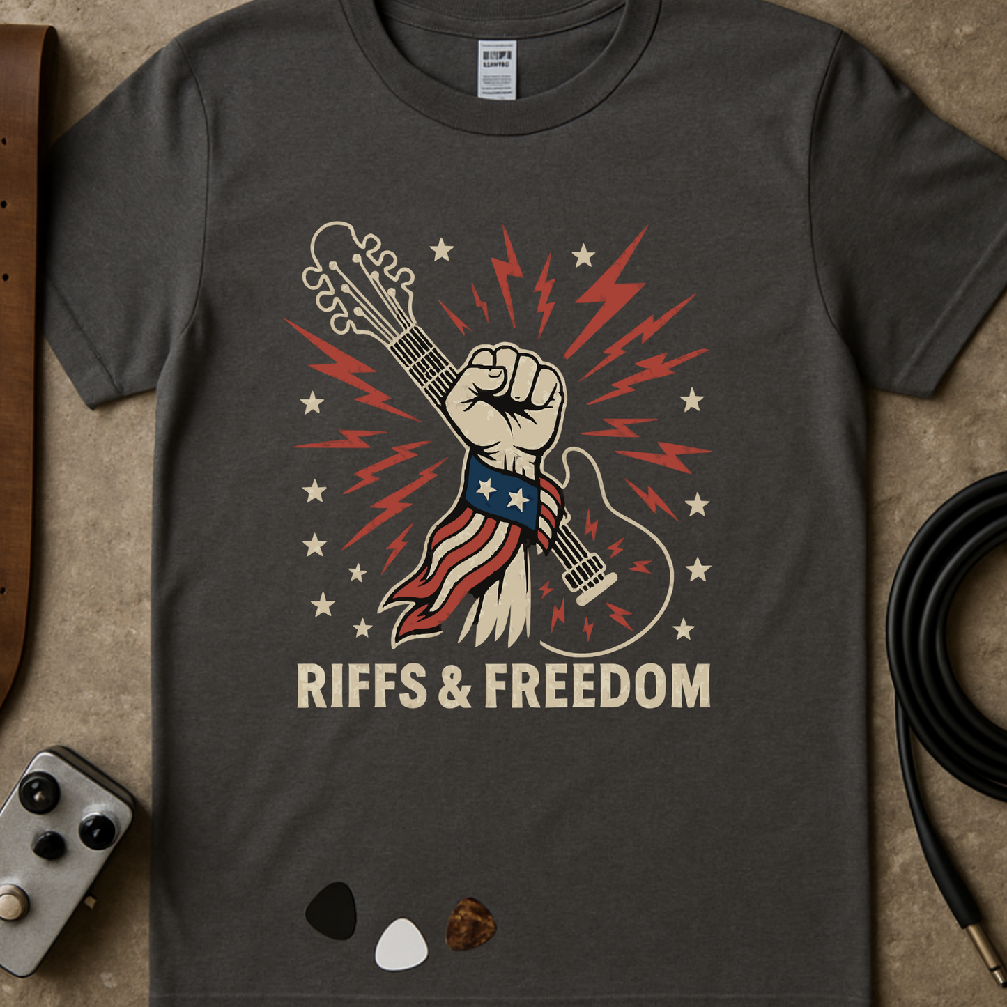 Riffs And Freedom T-Shirt