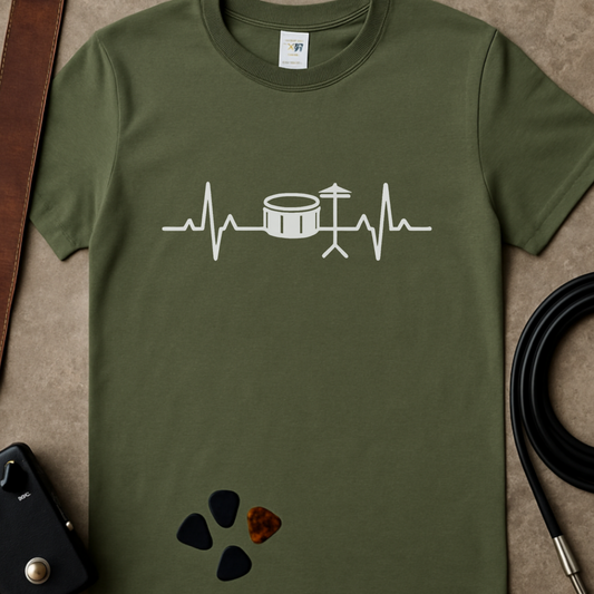 Drummer Heartbeat T-Shirt